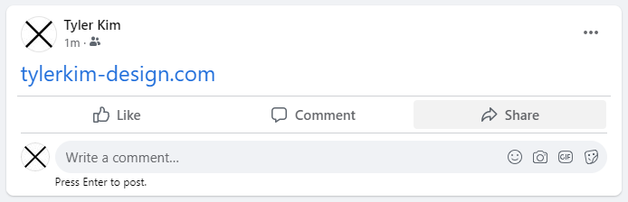 shared link without og tags on facebook